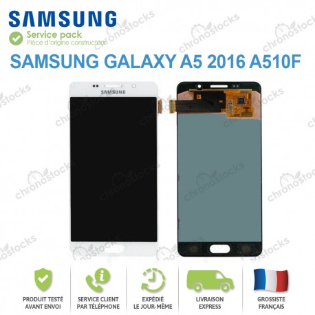 Ecran complet original Samsung Galaxy A5 2016 A510F blanc