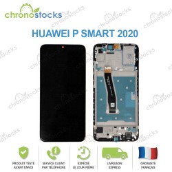 Ecran LCD vitre tactile châssis pour Huawei P smart 2020 Psmart 2020 noir