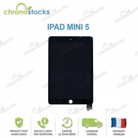Ecran LCD vitre tactile noir iPad Mini 5
