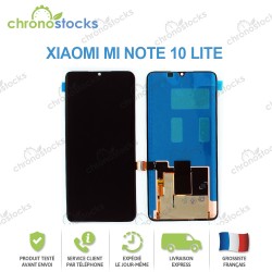 Ecran LCD vitre tactile Xiaomi Mi Note 10 Lite Noir