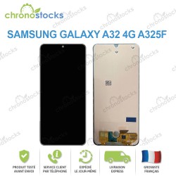 Ecran LCD vitre tactile Samsung Galaxy A32 4G noir A325F