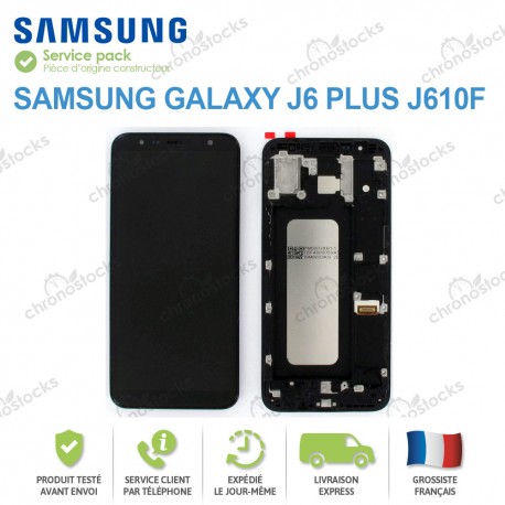 Ecran complet d'origine Samsung Galaxy J6 Plus Noir J610f