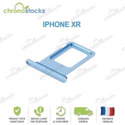 Tiroir carte Sim iPhone XR bleu