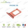 Tiroir carte Sim corail iPhone XR