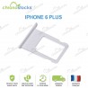 Tiroir carte Sim argent iPhone 6 Plus