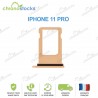 Tiroir Sim Apple iPhone 11 Pro Or
