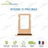 Tiroir Sim Apple iPhone 11 Pro Max Or