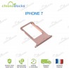 Tiroir carte Sim rose iPhone 7