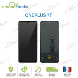 Ecran LCD Vitre Tactile OnePlus 7T Noir (reconditionné)