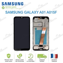 Ecran complet original Samsung Galaxy A01 A015F noir