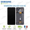 Ecran complet châssis Samsung Galaxy A32 5G noir A326B