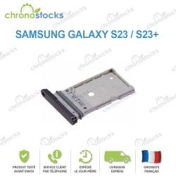 Tiroir Sim Samsung Galaxy S23 / S23 Plus Noir