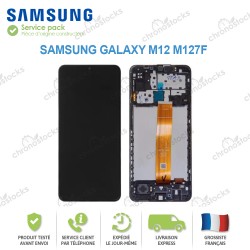 Ecran Samsung Galaxy M12 M127F Noir