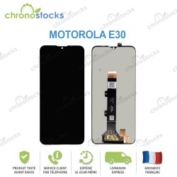 Ecran LCD vitre tactile pour Motorola G10 Noir