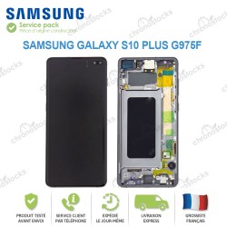 Ecran Complet Samsung Galaxy S10 Plus SM-G975F blanc
