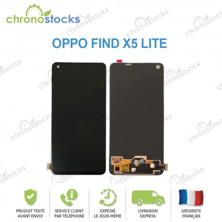Ecran LCD vitre tactile pour Oppo Find X5 Lite Noir