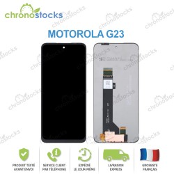 Ecran LCD vitre tactile pour Motorola G13 / G23 Noir