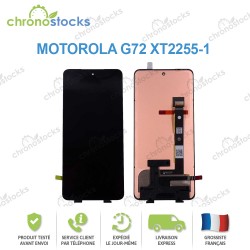 Ecran Lcd Vitre Tactile pour Motorola G72 Noir XT2255-1