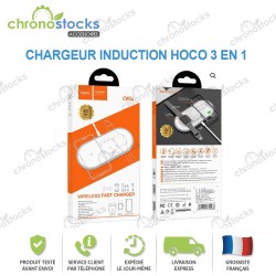 Chargeur à induction Hoco CW24 3 en 1 Type-c