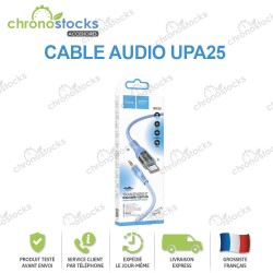 Câble Audio Hoco UPA25 Jack vers Type-c Bleu