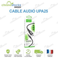 Câble Audio Hoco UPA25 Jack vers Type-c Noir