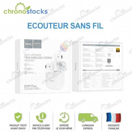 Ecouteurs sans fil Hoco EW19 Plus Blanc