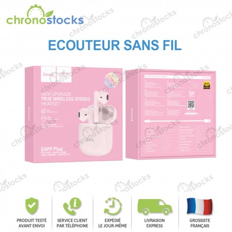 Ecouteurs sans fil Hoco EW19 Plus Rose