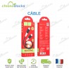 Câble Hoco X82 Type-c vers Type-c (1M) 3A