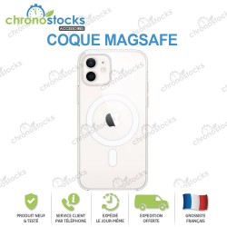 Coque silicone arrière transparente MagSafe Samsung Z Flip 3
