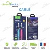 Hoco câble silicone Type-c Lightning 3A