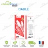 Hoco X88 câble silicone type-c vers Lightning Blanc 20W 1M