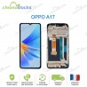 Ecran LCD vitre tactile Châssis Oppo A17 Noir