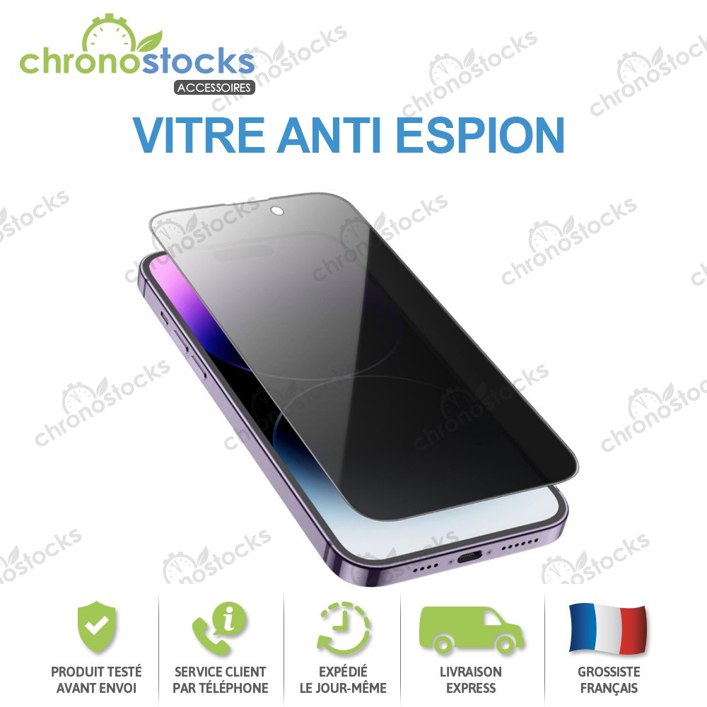 Verre Trempé Anti Espion IPhone 13 Pro Max