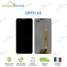 Ecran LCD vitre tactile pour Oppo A3S / A5 / AX5 noir