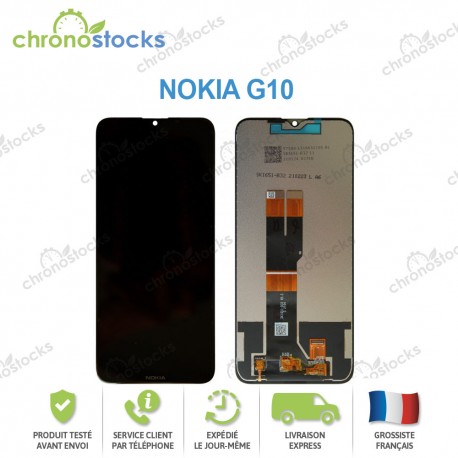 Ecran LCD vitre tactile Nokia G10 Noir