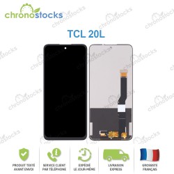 Ecran LCD vitre tactile pour TCL 20L noir
