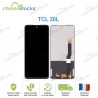 Ecran LCD vitre tactile pour TCL 20L / 20L plus T774H noir