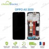 Ecran LCD vitre tactile Châssis Oppo A5 2020 Noir