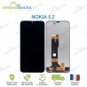 Ecran LCD vitre pour tactile Nokia 5.2 noir