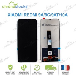 Ecran LCD vitre tactile pour Xiaomi Redmi 9A noir
