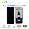 Ecran LCD vitre tactile pour Xiaomi Redmi 10A 220233L2C noir