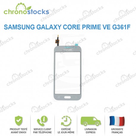 Vitre tactile pour Samsung Galaxy Core Prime VE G361F Gris