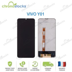 Ecran LCD vitre tactile Vivo Y01 Noir