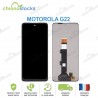 Ecran LCD vitre tactile pour Motorola G22 XT2231-2 Noir