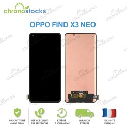 Ecran LCD vitre tactile pour Oppo Find X3 Neo Noir