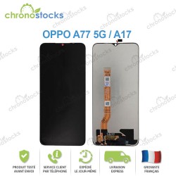 Ecran LCD Vitre Tactile Oppo A77 5G Noir