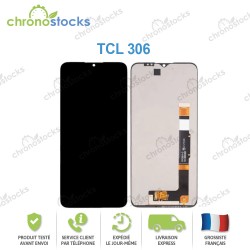 Ecran LCD vitre tactile pour TCL 306 noir