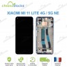 Ecran complet vitre tactile châssis Xiaomi Mi 11 Lite 4G / 5G NE Bleu