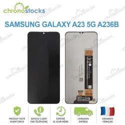 Ecran Lcd vitre tactile pour Samsung Galaxy A23 5G A236B noir