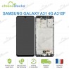 Ecran LCD vitre tactile châssis Samsung galaxy A31 4G A315F